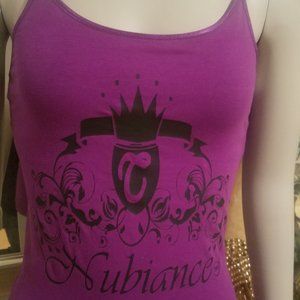 Purple & Black tank top